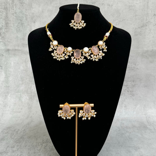 Azalia Rose necklace set